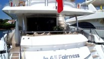 Yacht IN ALL FAIRNESS -  Aft View